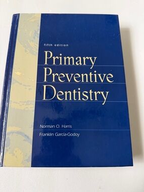 Primary Preventive Dentistry Hardcover Book - Blue